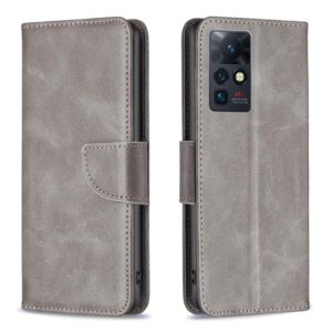 For Infinix Zero X / X Pro Lambskin Texture Leather Phone Case(Grey) (OEM)