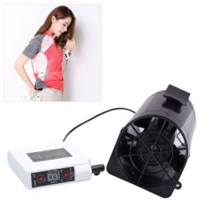 Portable Mini Waist Fan Cooling Fan USB Skin Cooler (Black) (OEM)