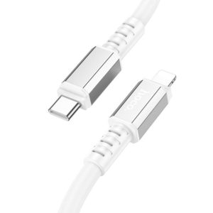 hoco X85 20W USB-C / Type-C to 8 Pin Strength PD Charging Data Cable，Length：1m(White) (hoco) (OEM)