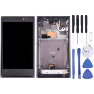 LCD Display + Touch Panel with Frame for Nokia Lumia 925(Black) (OEM)