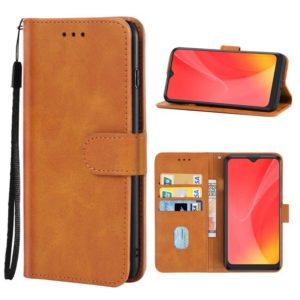 Leather Phone Case For TCL L10 Pro(Brown) (OEM)