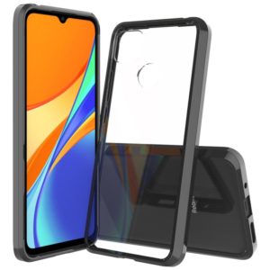 For Xiaomi Redmi 9C Scratchproof TPU + Acrylic Protective Case(Black) (OEM)