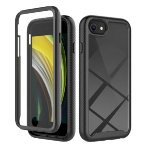 Starry Sky Solid Color Series Shockproof PC + TPU Case with PET Film For iPhone 6(Black) (OEM)