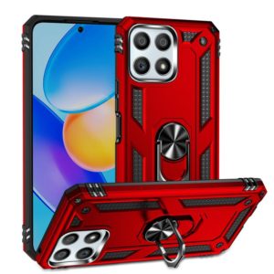 For Honor Play6T Pro / X8 / X30i Shockproof TPU + PC Phone Case with 360 Degree Rotating Holder(Red) (OEM)
