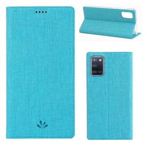 For Samsung Galaxy A31 ViLi Shockproof TPU + PU Horizontal Flip Protective Case with Card Slot & Holder(Blue) (ViLi) (OEM)