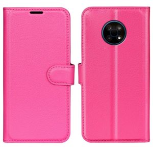 For Nokia G50 Litchi Texture Horizontal Flip Protective Case with Holder & Card Slots & Wallet(Rose Red) (OEM)