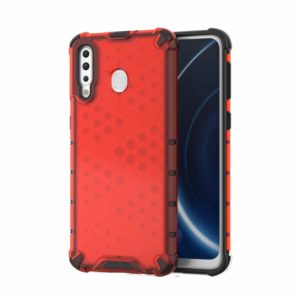 Honeycomb Shockproof PC + TPU Case for Galaxy M30 (Red) (OEM)