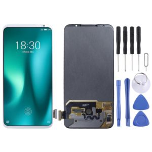 Original LCD Screen for Meizu 16S Pro with Digitizer Full Assembly(White) (OEM)