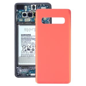 For Galaxy S10 SM-G973F/DS, SM-G973U, SM-G973W Original Battery Back Cover (Pink) (OEM)