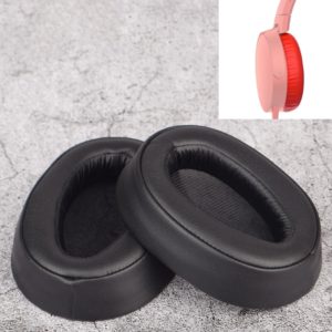2 PCS For Sony MDR-100ABN / WH-H900N Earphone Cushion Cover Earmuffs Replacement Earpads with Mesh(Black) (OEM)