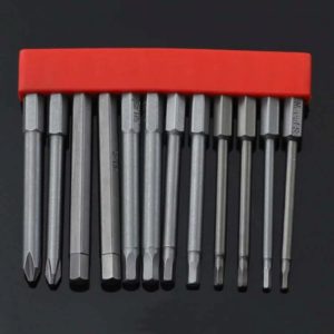 12 PCS / Set Screwdriver Bit With Magnetic S2 Alloy Steel Electric Screwdriver, Specification:8 (OEM)