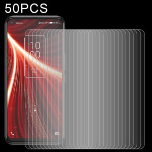 50 PCS 0.26mm 9H 2.5D Tempered Glass Film For TCL 10 5G UW (OEM)