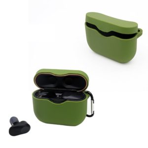 2 PCS Bluetooth Earphone Silicone Protective Cover with Hook For Sony WF-1000XM3(Green) (OEM)