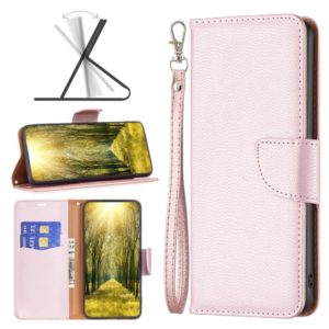 For Nokia G11 / G21 Litchi Texture Pure Color Horizontal Flip Leather Phone Case(Rose Gold) (OEM)