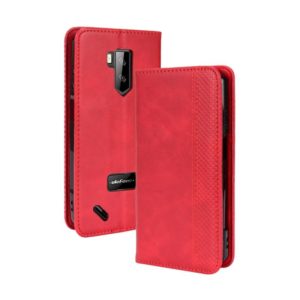 For Ulefone Armor X9 Magnetic Buckle Retro Texture Leather Case(Red) (OEM)
