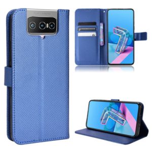 For Asus Zenfone 7 ZS670KS / 7 Pro ZS671KS Diamond Texture Leather Phone Case(Blue) (OEM)
