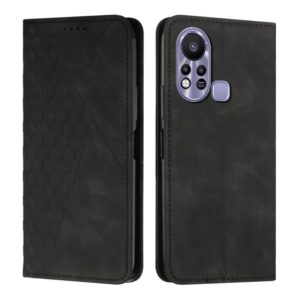 For Infinix Hot 11S Diamond Splicing Skin Feel Magnetic Leather Phone Case(Black) (OEM)