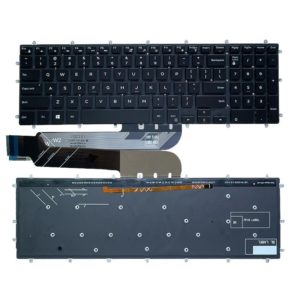 US Version Keyboard For Dell Inspiron 15-7566 5567 7567 5565 5570 7577 P65F(White with Backlight) (OEM)
