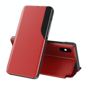 For iPhone X / XS Attraction Flip Holder Leather Phone Case(Red) (OEM)