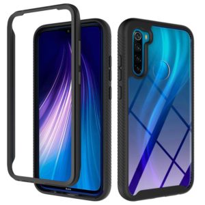 For Xiaomi Redmi Note 8 Starry Sky Solid Color Series Shockproof PC + TPU Protective Case(Black) (OEM)