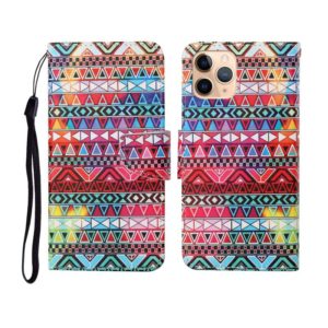 For iPhone 11 Pro Max Painted Pattern Horizontal Flip Leathe Case(Tribal Ethnic Style) (OEM)