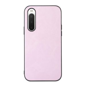 For Sony Xperia 10 IV Cowhide Texture PU Phone Case(Pink) (OEM)