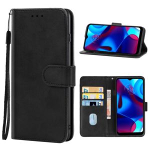 For Motorola G Pure Leather Phone Case(Black) (OEM)