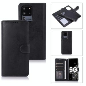 For Samsung Galaxy S20+ Retro 2 in 1 Detachable Magnetic Horizontal Flip TPU + PU Leather Case with Holder & Card Slots & Photo Frame & Wallet(Black) (OEM)