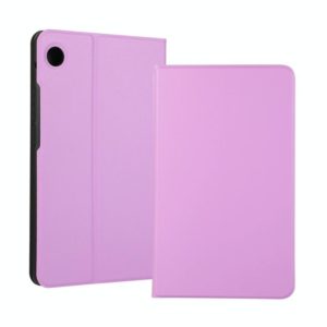 For Huawei MatePad T8 / C3 8 inch Voltage Elastic Texture Horizontal Flip Leather Case with Holder(Purple) (OEM)
