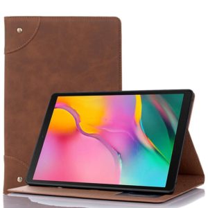 For Samsung Galaxy Tab A7 Lite T220/T225 Retro Leather Tablet Case(Light Brown) (OEM)