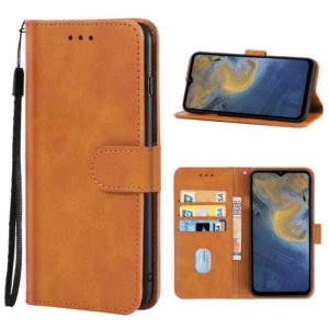 For ZTE Blade A71 Leather Phone Case(Brown) (OEM)