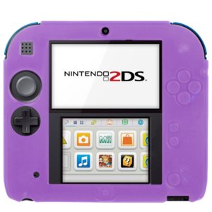 Pure Color Ultra Thin Silicone Case for Nintendo 2DS(Purple) (OEM)