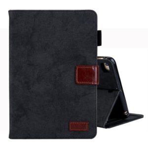 For iPad Mini 1 / 2 / 3 / 4 Business Style Horizontal Flip Leather Case, with Holder & Card Slot & Photo Frame & Sleep / Wake-up Function(Black) (OEM)