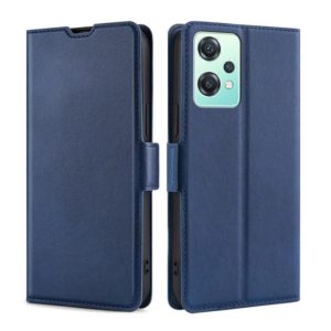 For OnePlus Nord CE 2 Lite 5G Ultra-thin Voltage Side Buckle Horizontal Flip Leather Phone Case(Blue) (OEM)