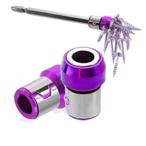 Full Metal Screwdriver Head Plus Magnet(Purple) (OEM)