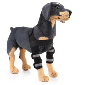Pet Dog Leg Knee Guard Surgery Injury Protective Cover, Size: M(Anti-glory Model (Black)) (OEM)