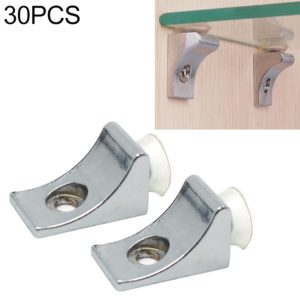 30 PCS Large Right Angle Thickened Zinc Alloy Bright Layer Sucker Plate Bracket, Weight: 12.2g (OEM)