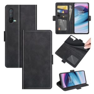 For OnePlus Nord CE 5G Dual-side Magnetic Buckle Horizontal Flip Leather Case with Holder & Card Slots & Wallet(Black) (OEM)