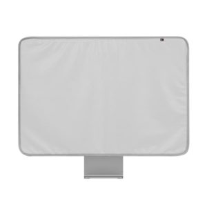 For 24 inch Apple iMac Portable Dustproof Cover Desktop Apple Computer LCD Monitor Cover with Storage Bag(Grey) (OEM)