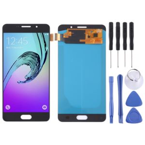 LCD Screen and Digitizer Full Assembly (OLED Material ) for Galaxy A7 (2016), A710F, A710F/DS, A710FD, A710M, A710M/DS, A710Y/DS, A7100(Black) (OEM)