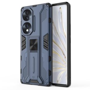 For Honor 70 5G Supersonic PC + TPU Shock-proof Protective Phone Case(Blue) (OEM)