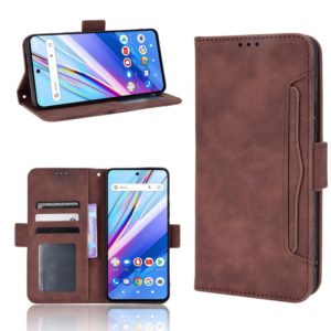 For BLU G91 Pro Skin Feel Calf Pattern Leather Phone Case(Brown) (OEM)
