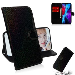 For iPhone 12 mini Solid Color Colorful Magnetic Buckle Horizontal Flip PU Leather Case with Holder & Card Slots & Wallet & Lanyard(Black) (OEM)