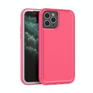 For iPhone 11 Pro 360 All-inclusive Shockproof Precise Hole PC + TPU Protective Case (Rose Red) (OEM)