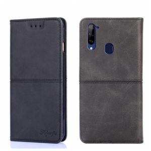 For ZTE Libero 5G Cow Texture Magnetic Horizontal Flip Leather Phone Case(Black) (OEM)