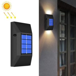 Outdoor Decorative Waterproof Solar Wall Light, Spec: 6 LEDs Warm Light (OEM)
