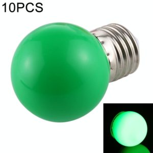 10 PCS 2W E27 2835 SMD Home Decoration LED Light Bulbs, DC 12V (Green Light) (OEM)