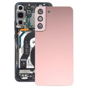 For Samsung Galaxy S22+ 5G SM-S906B Battery Back Cover with Camera Lens Cover (Pink) (OEM)