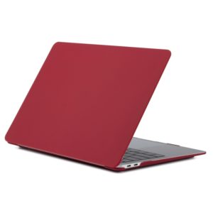 For MacBook Air 13.3 inch A1932 2018 & A2179 2020 & A2337 Laptop Matte Style Protective Case(Wine Red) (OEM)