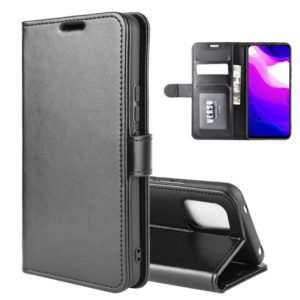 For Xiaomi Mi Note 10 Lite 5G R64 Texture Single Horizontal Flip Protective Case with Holder & Card Slots & Wallet& Photo Frame(Black) (OEM)
